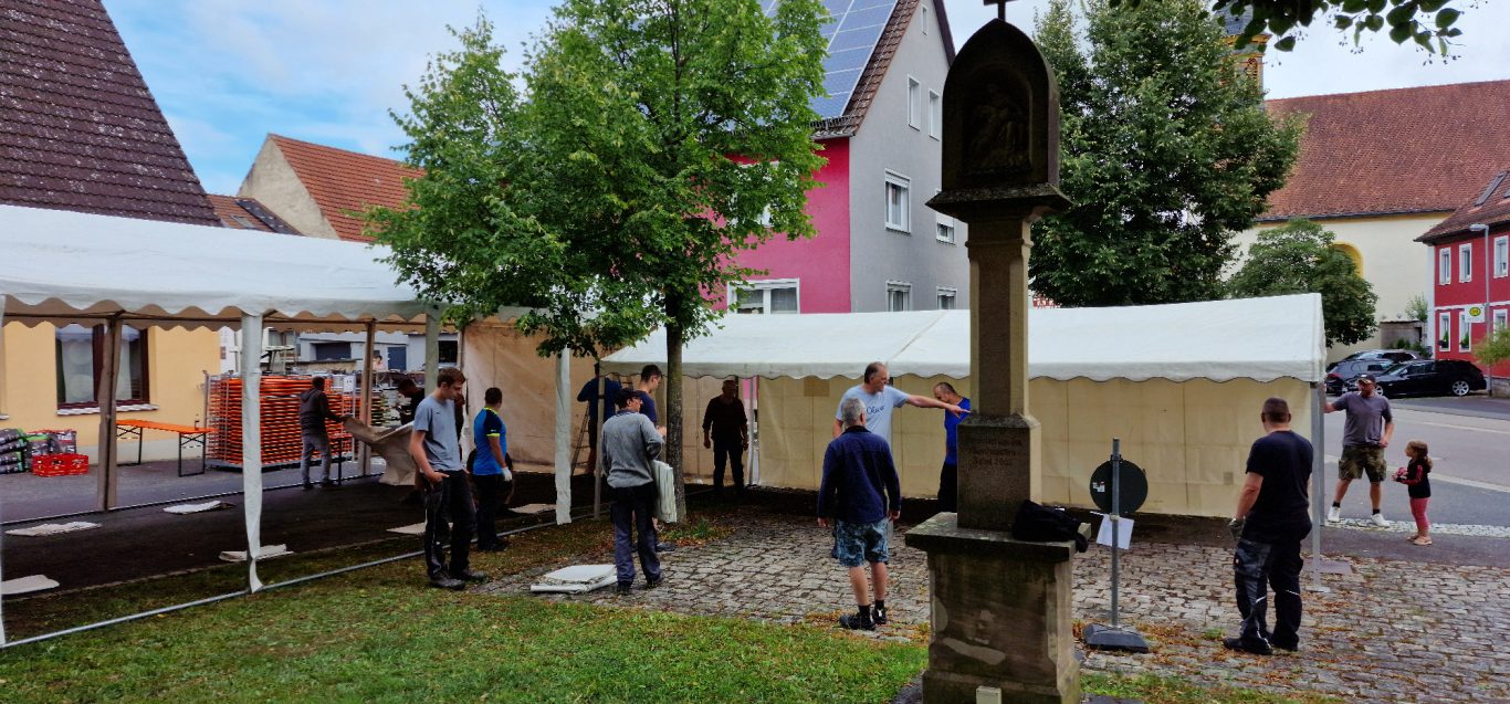 Fischerfest 2025 - Aufbau 2 Fischerfest 2025 - Aufbau 2