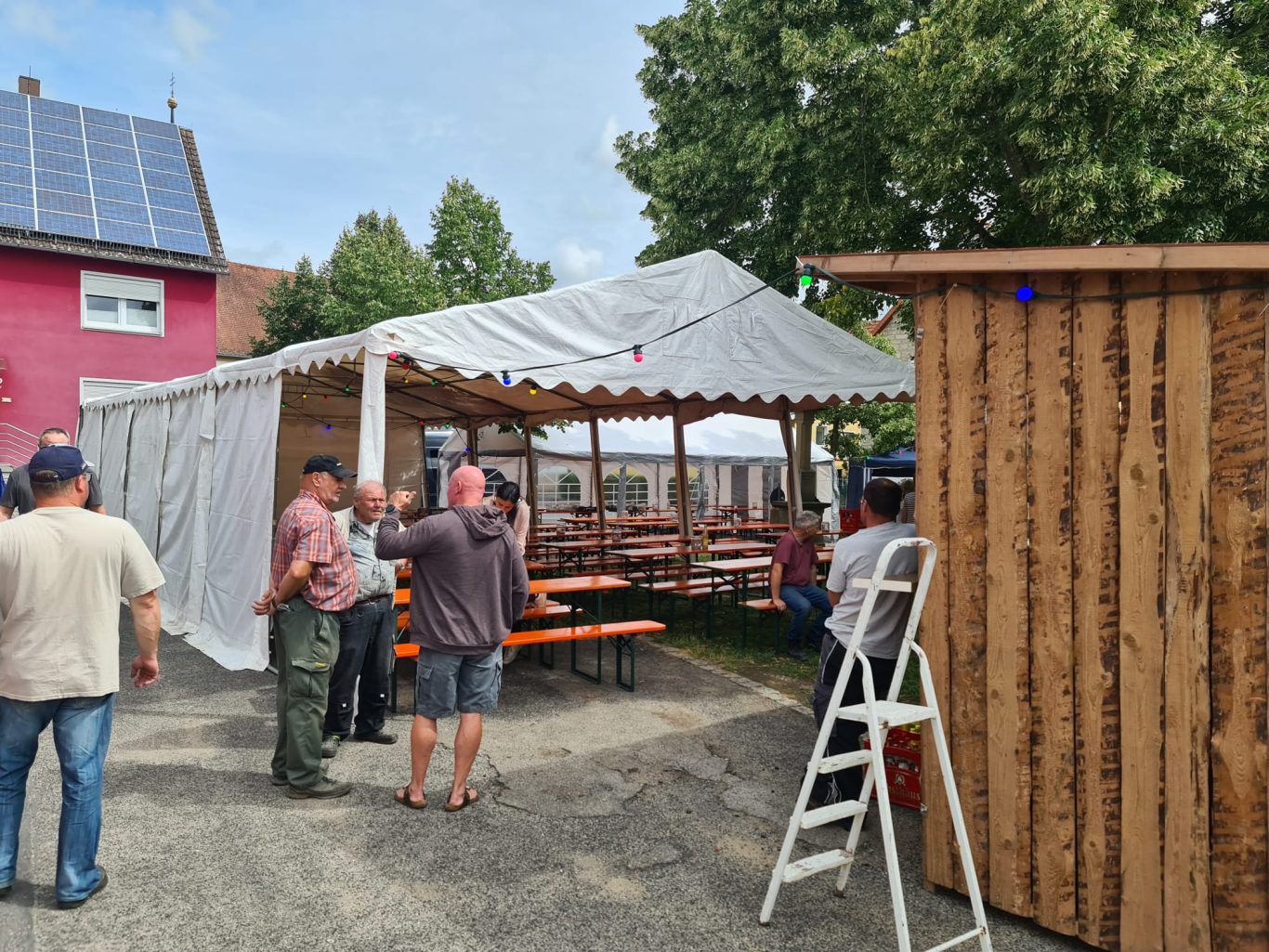 Fischerfest 2023 - Aufbau